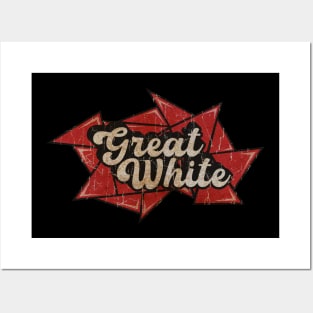 Great White - Red Diamond Posters and Art